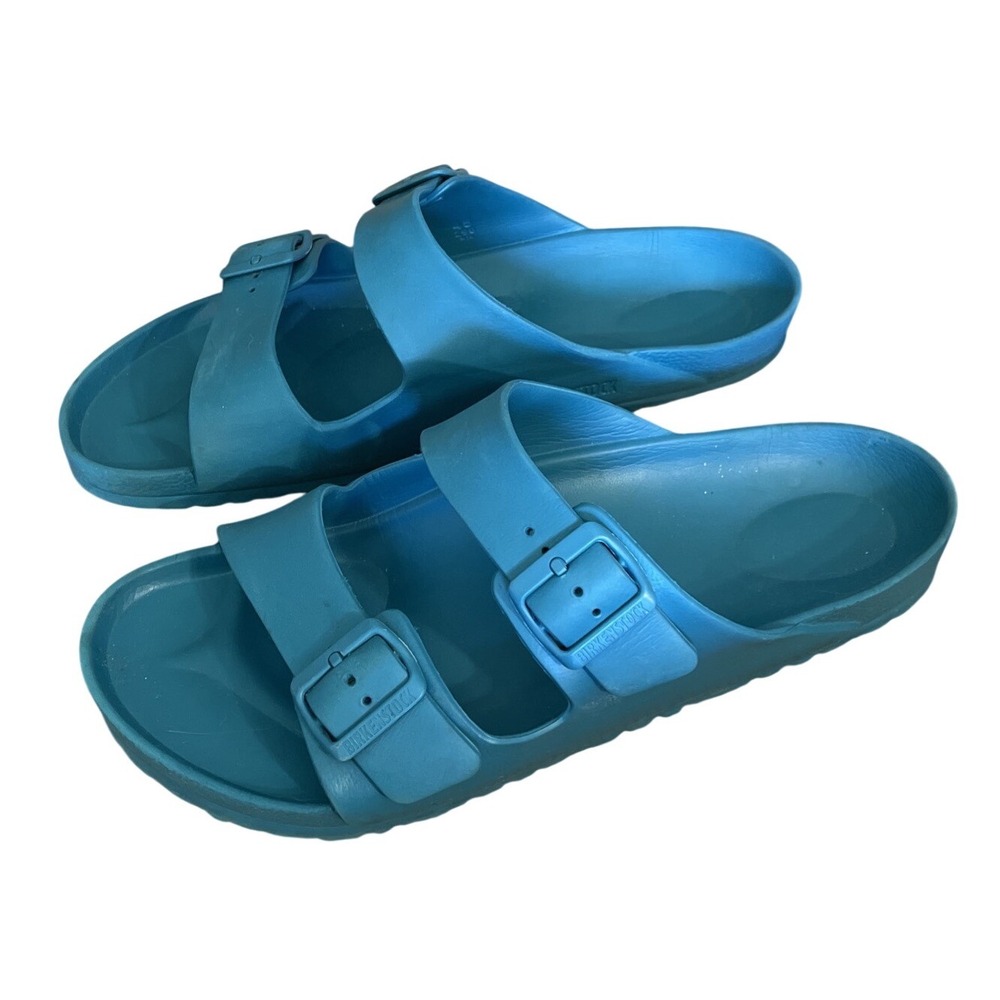 Birkenstock Arizona Lake Green Eva Men's 10.5 Women's 12 Teal Blue Water Slide